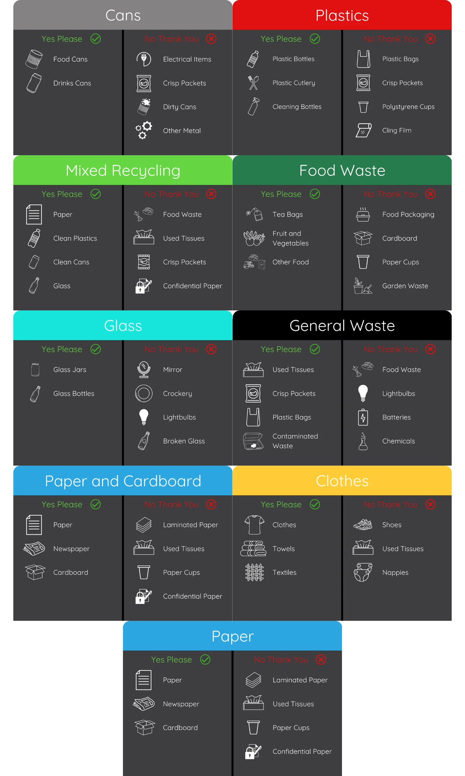 Large 90 Litre Open Top Recycling Bin - Image 15