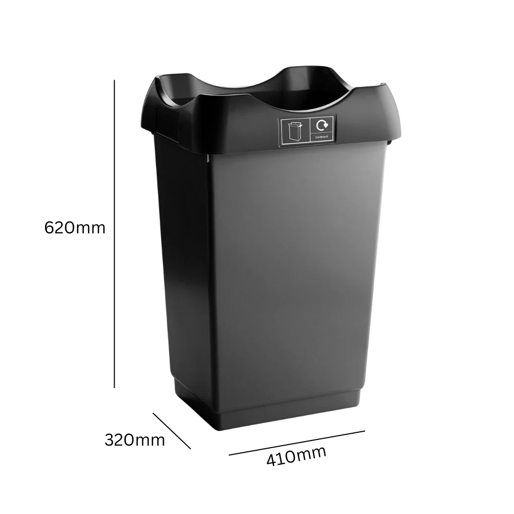 50 Litre Recycling Bin with Colour Coded Lids - Image 3