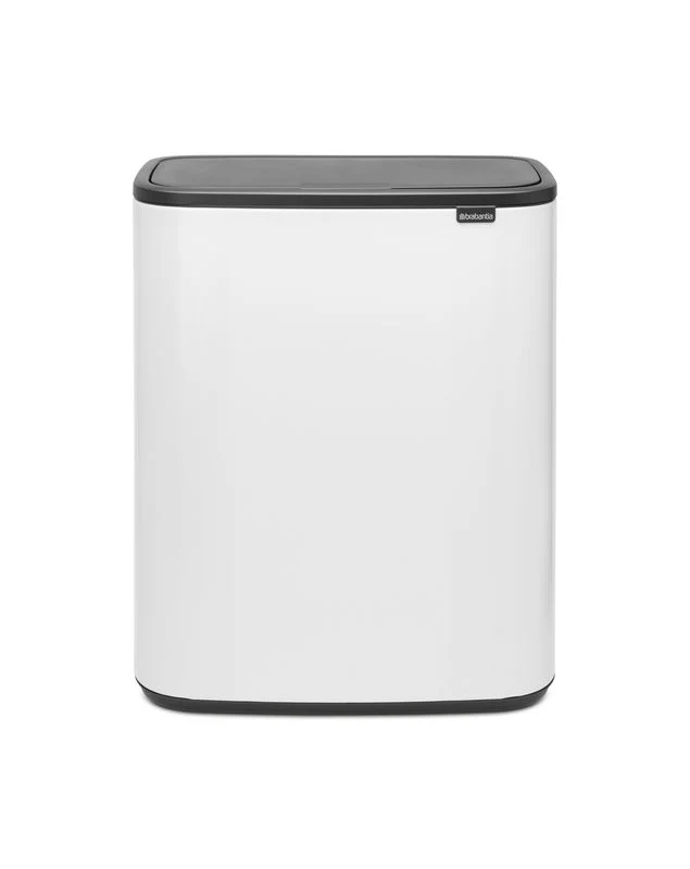 Brabantia Bo Touch 2 Compartment Recycling Bin - 2 x 30 Litre - Image 3
