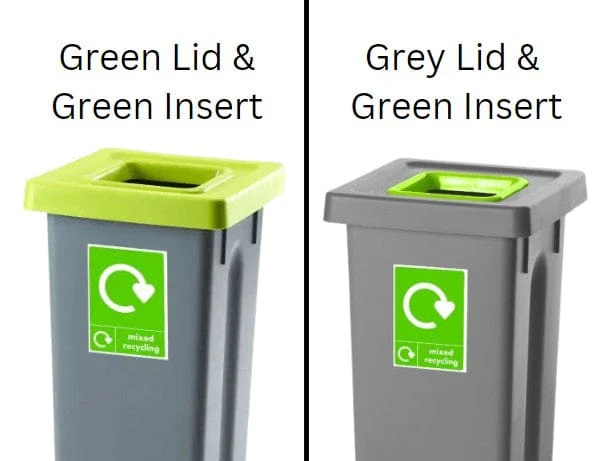 Freestanding Colour Coded Recycling Bin - 3 Sizes - Image 19