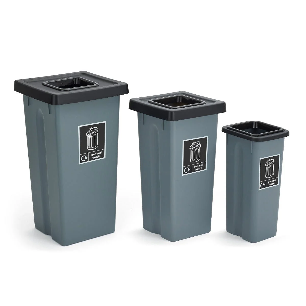 Freestanding Colour Coded Recycling Bin - 3 Sizes - Image 21
