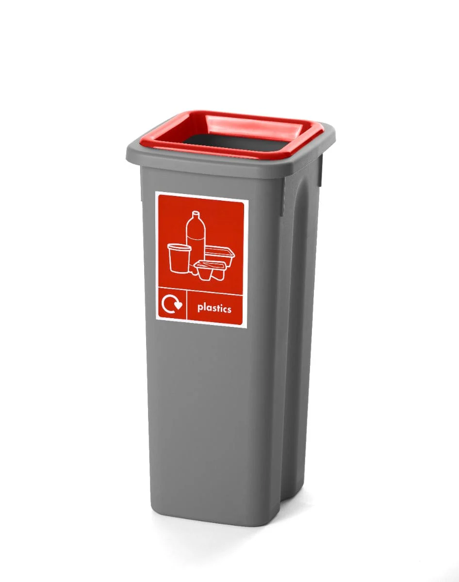 Freestanding Colour Coded Recycling Bin - 3 Sizes - Image 3