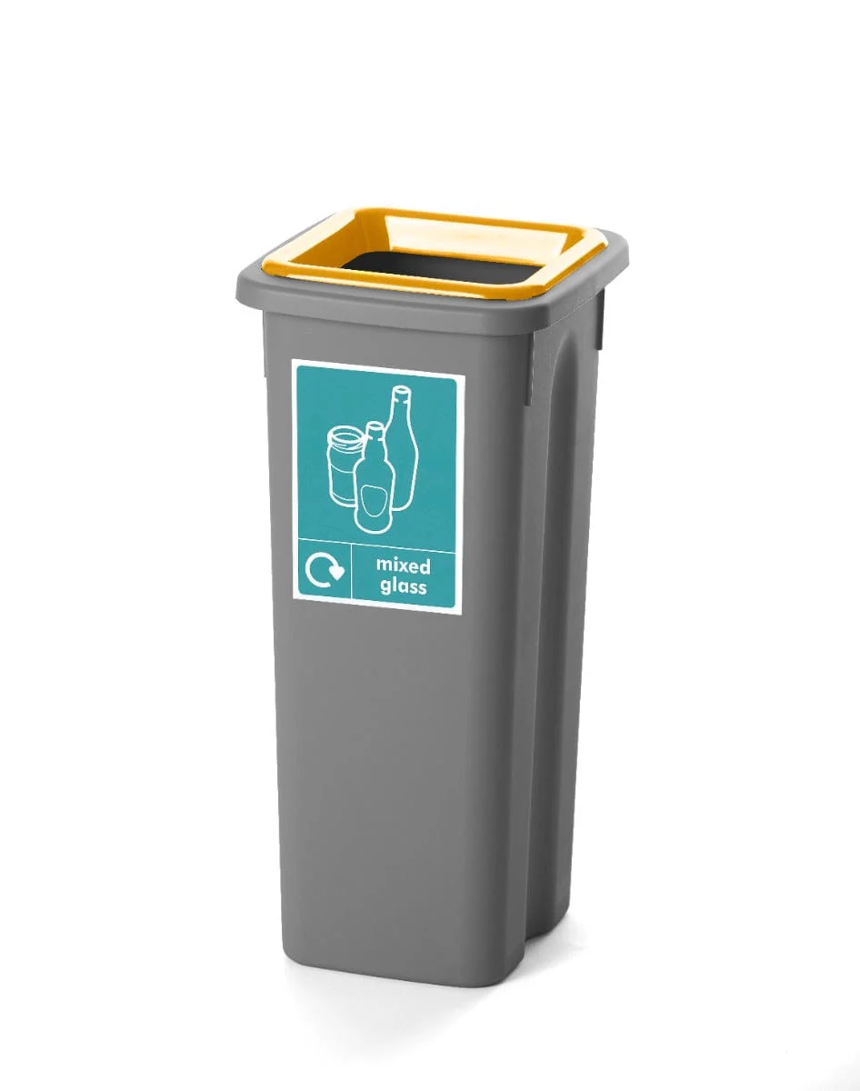 Freestanding Colour Coded Recycling Bin - 3 Sizes - Image 5