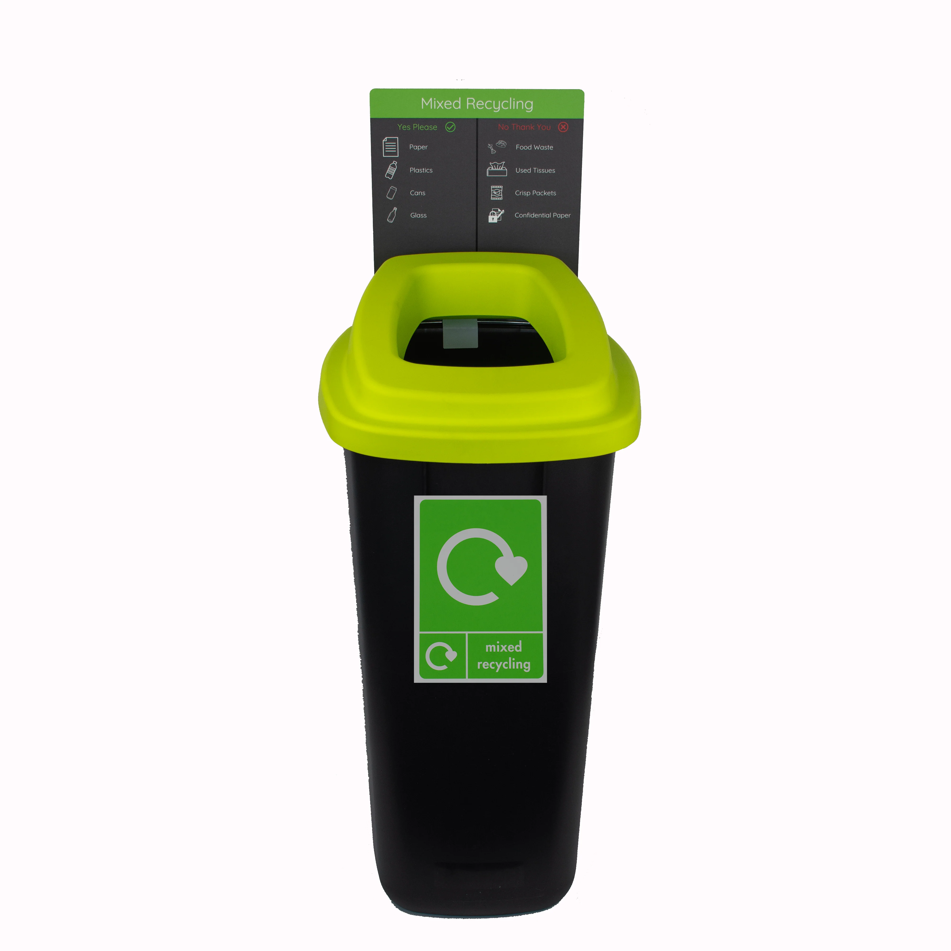 Large 90 Litre Open Top Recycling Bin - Image 13