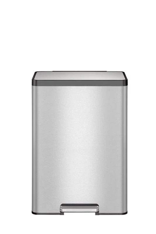 EcoCasa II Foot Pedal 2x20 Litre Recycling Bin - Image 3