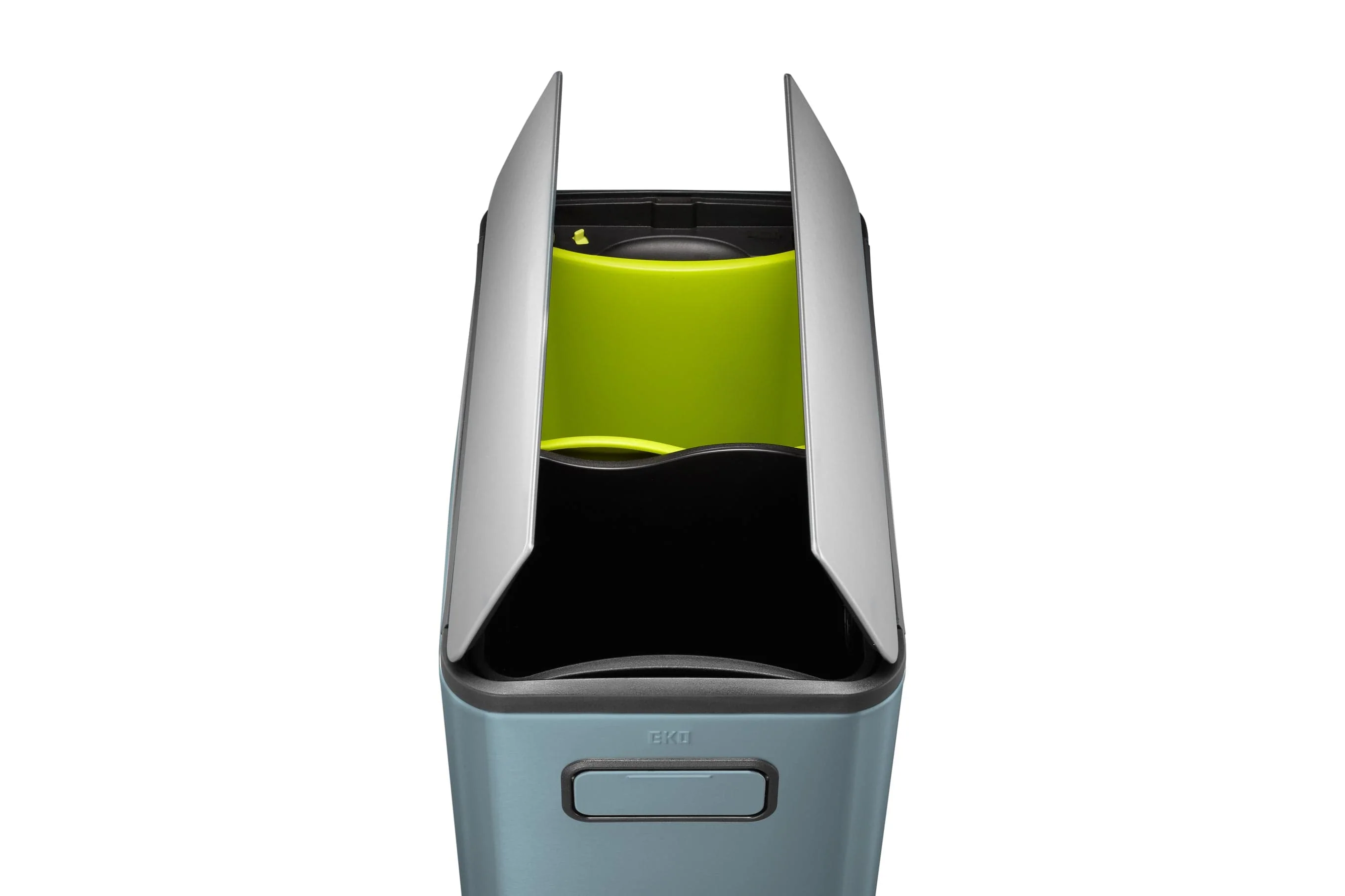 EKO Ecofly Slim Dual Compartment Recycling Bin - 2 x 20 Litre - Image 12
