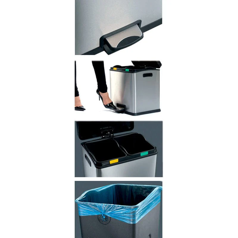 Eko Rejoice 2x12 Litres Recycling Bin - Image 7