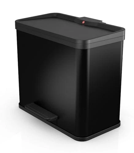 Hailo 2 Compartment 26 Litre Pedal Bin - Image 4