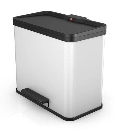 Hailo 2 Compartment 26 Litre Pedal Bin - Image 5
