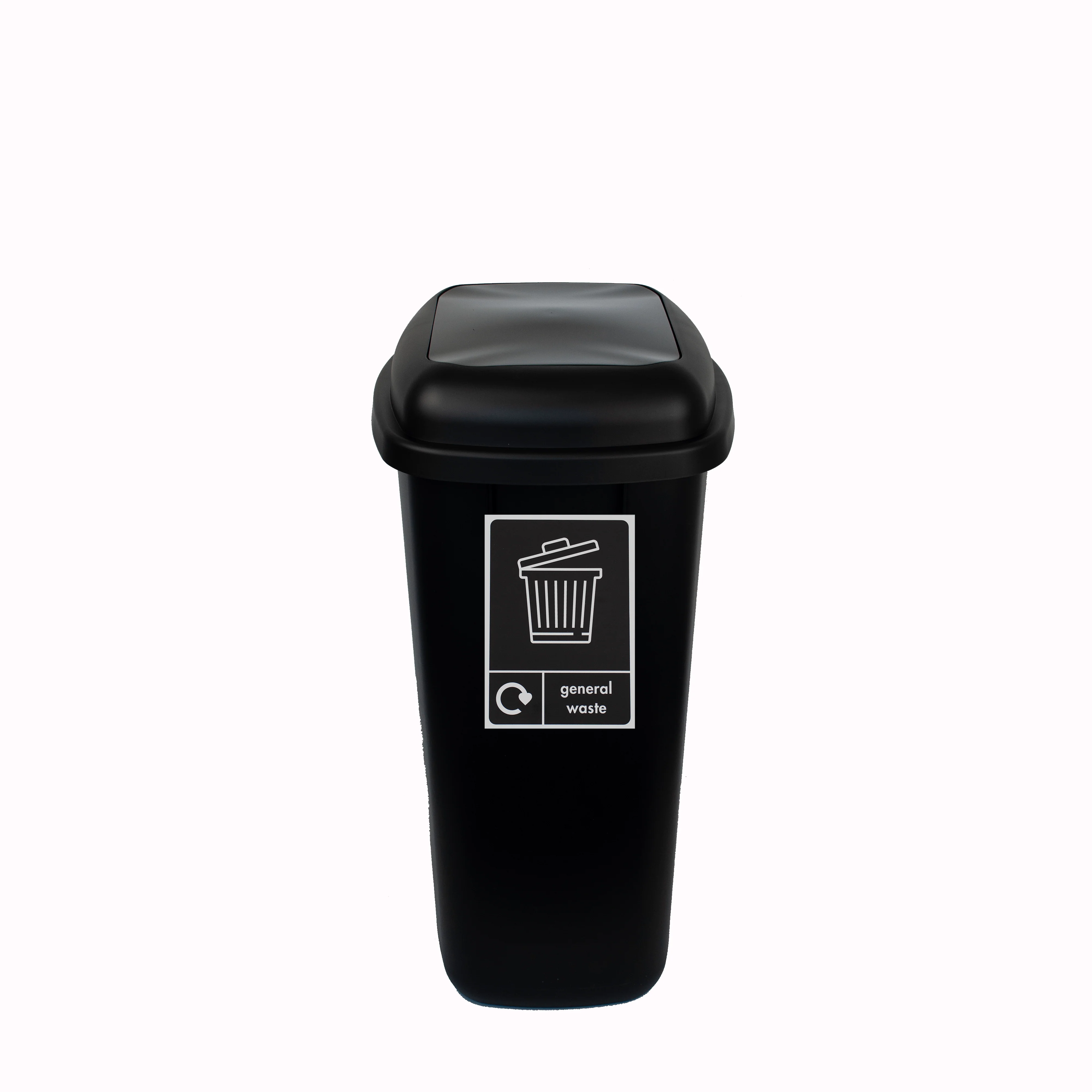 Large 90 Litre Push Flap Recycling Bin - 90 Litre - Image 3