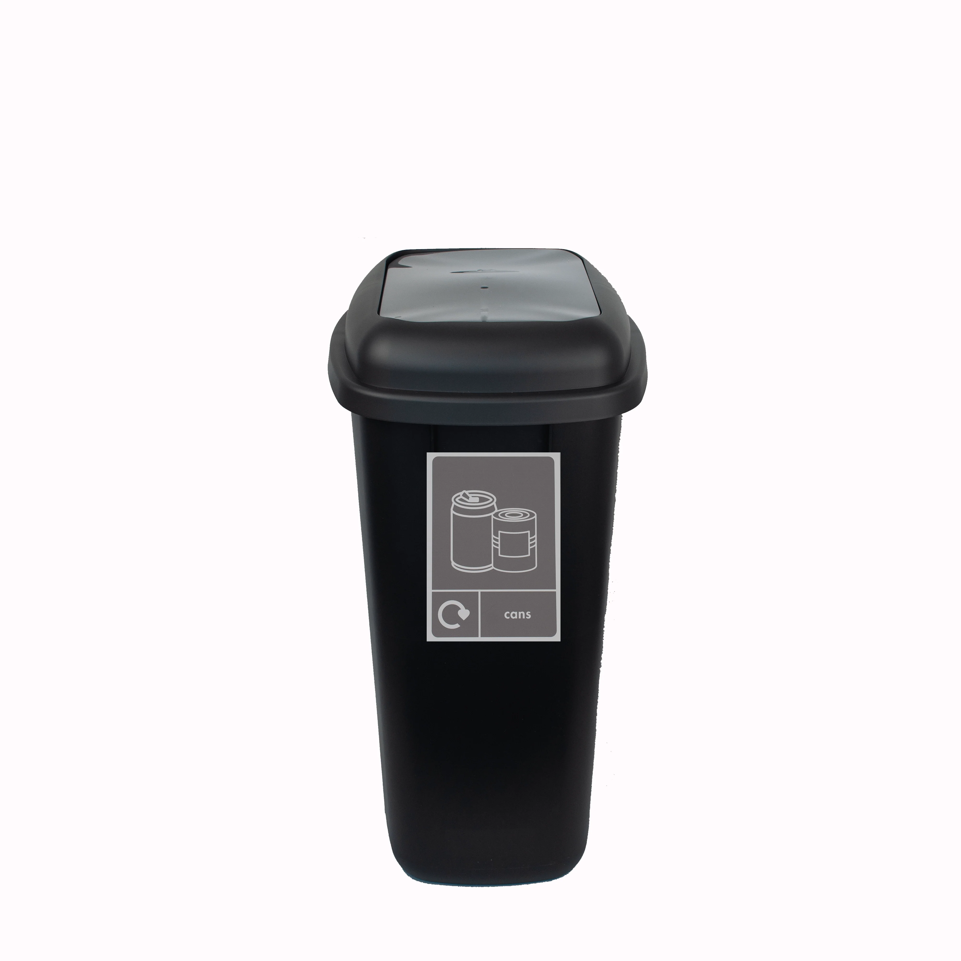 Large 90 Litre Push Flap Recycling Bin - 90 Litre - Image 7