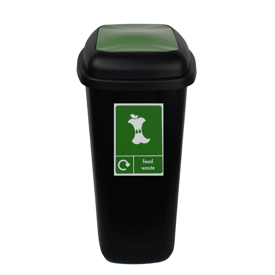 Large 90 Litre Push Flap Recycling Bin - 90 Litre - Image 9