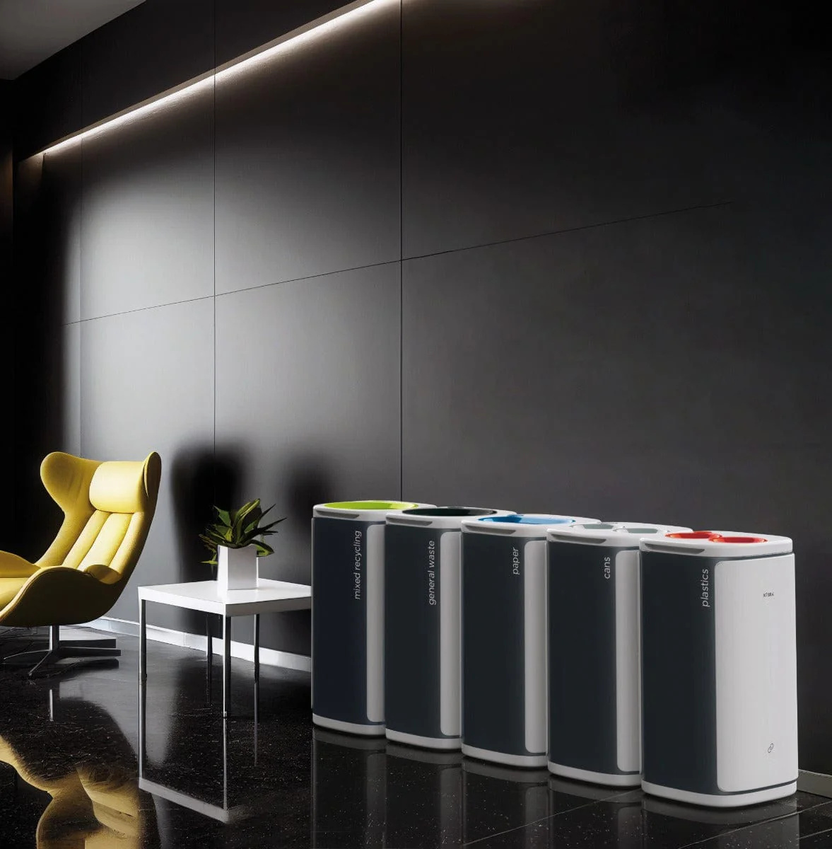 Professional Office Recycling Bin - 60 Litres - Image 14