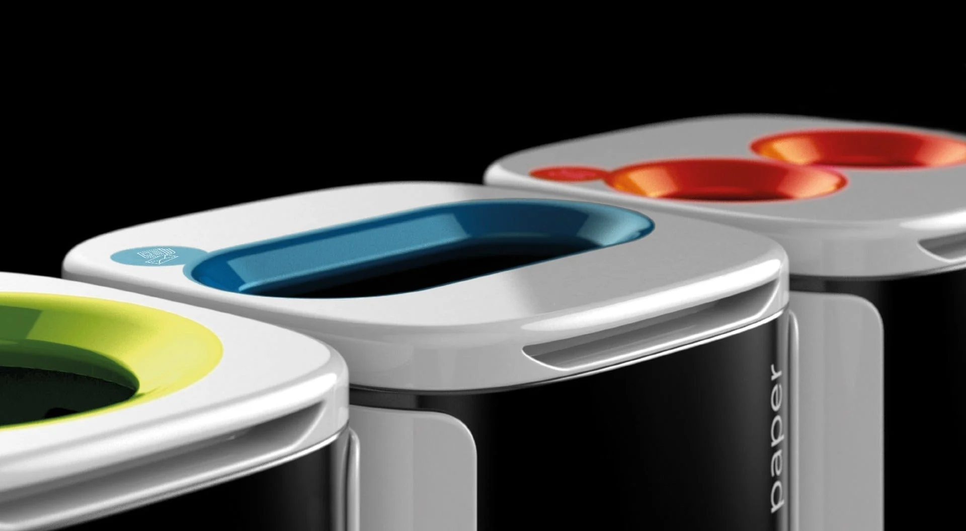 Professional Office Recycling Bin - 60 Litres - Image 15