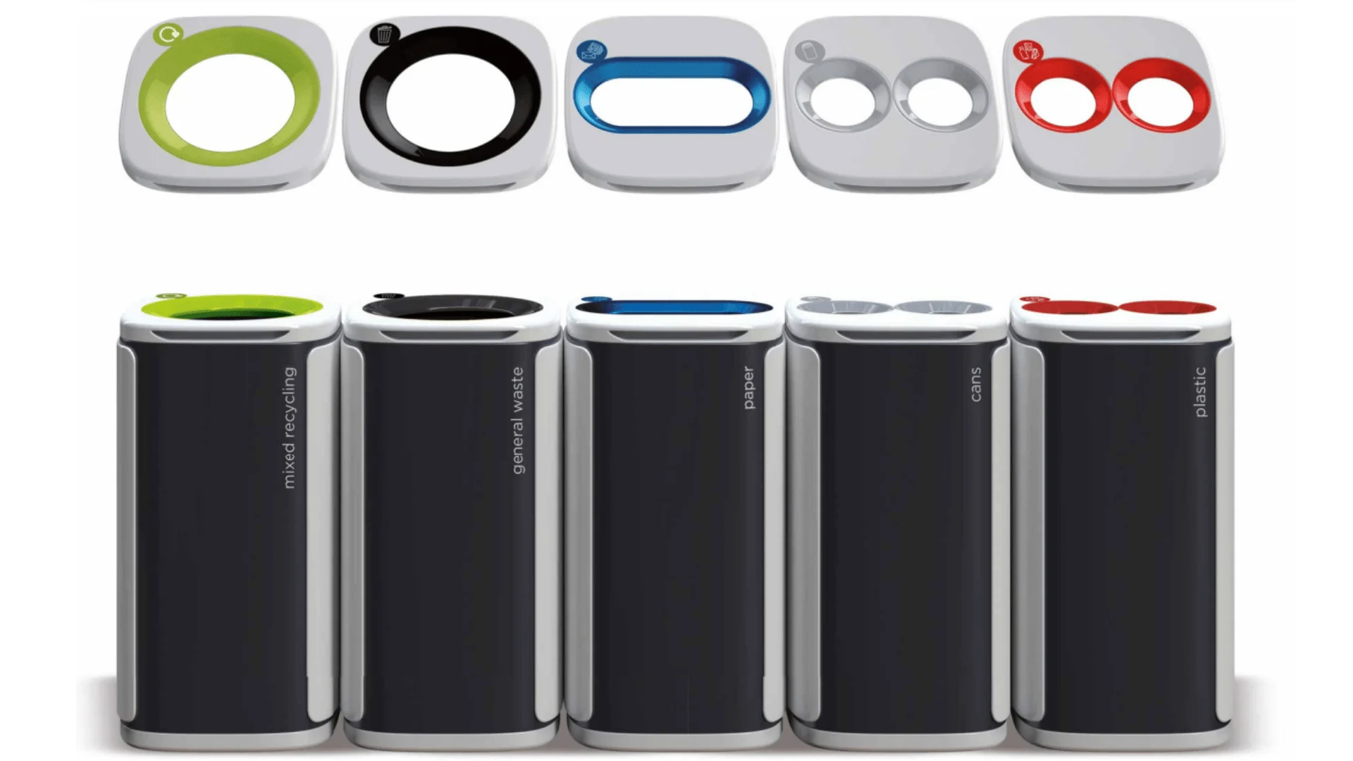 Professional Office Recycling Bin - 60 Litres - Image 18