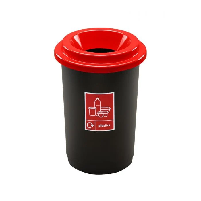 Round Open Top Recycling Bin - 50 Litre - Image 7