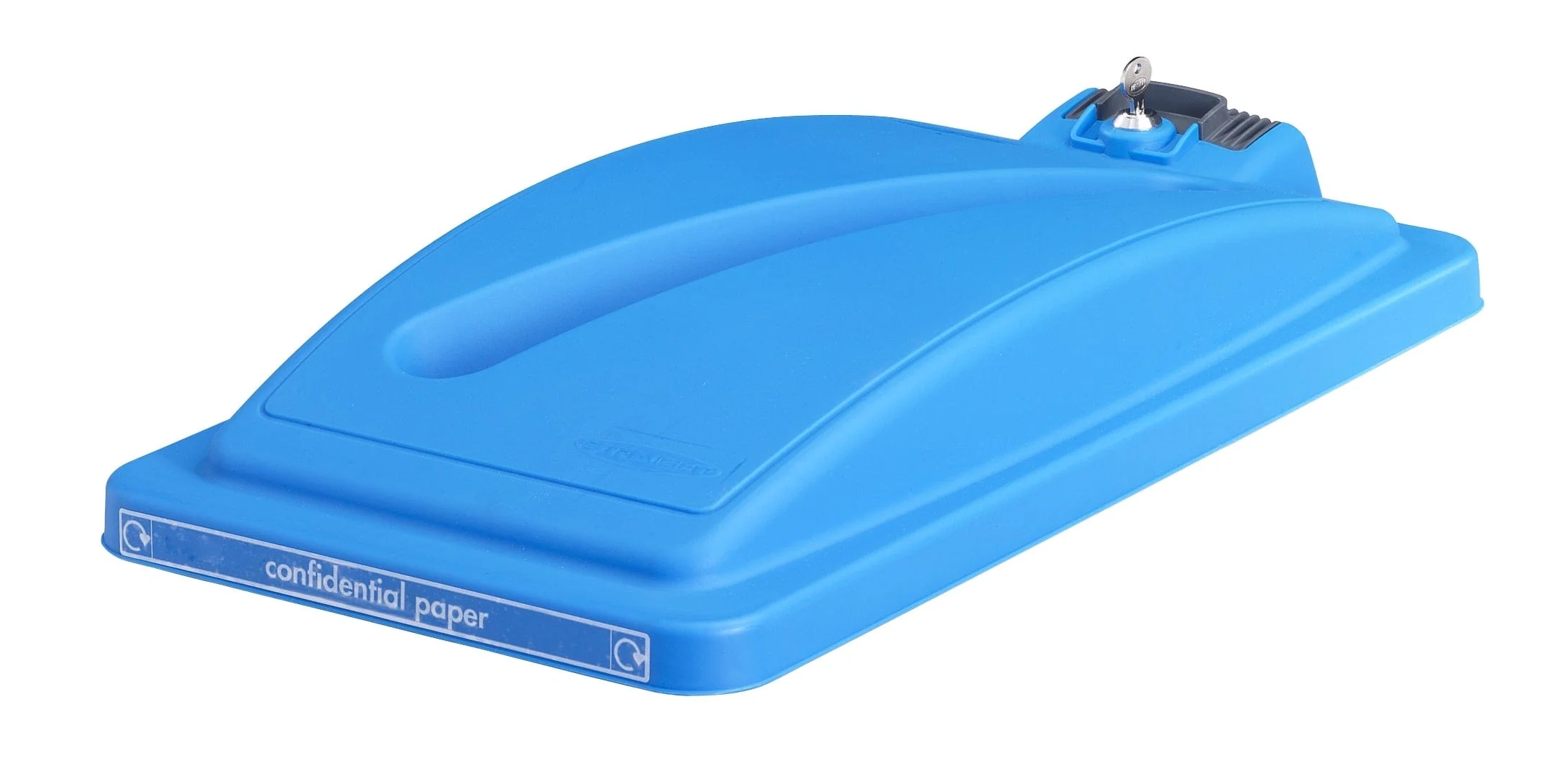 Slim Jim Confidential Paper Bin with Lock 87 Litres - Image 3