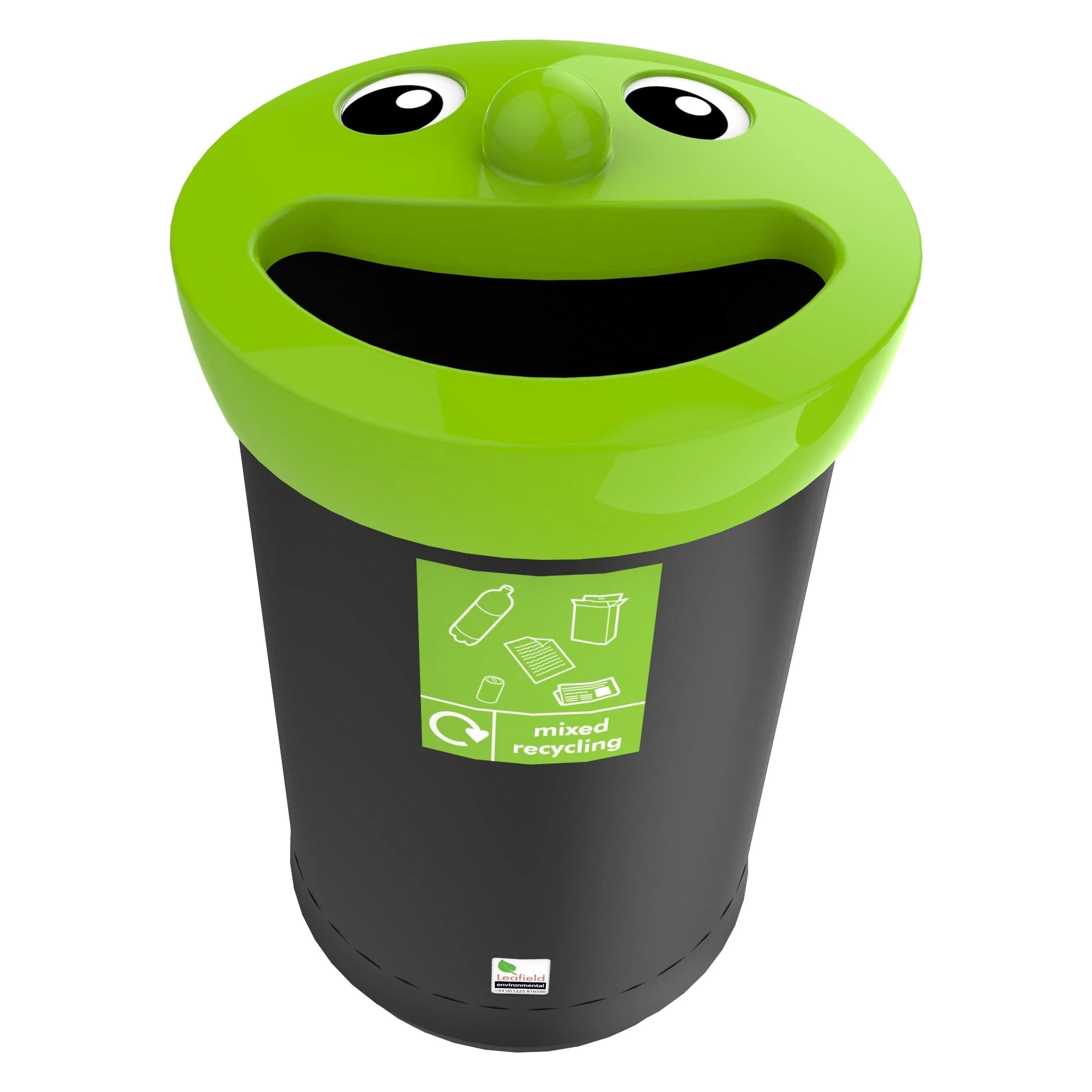 Smiley Face Recycling Bin - 3 Sizes - Image 15