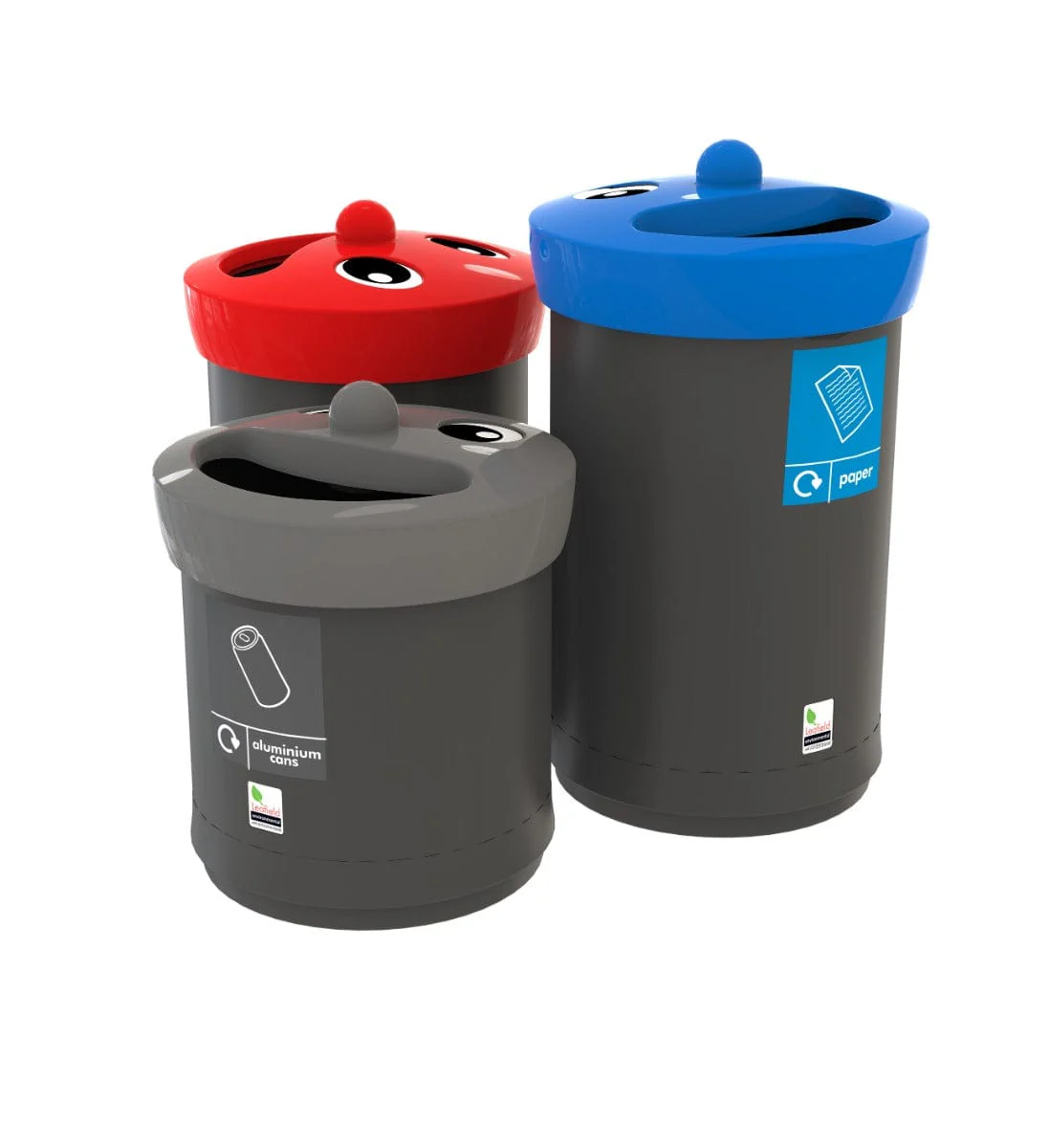 Smiley Face Recycling Bin - 3 Sizes - Image 19