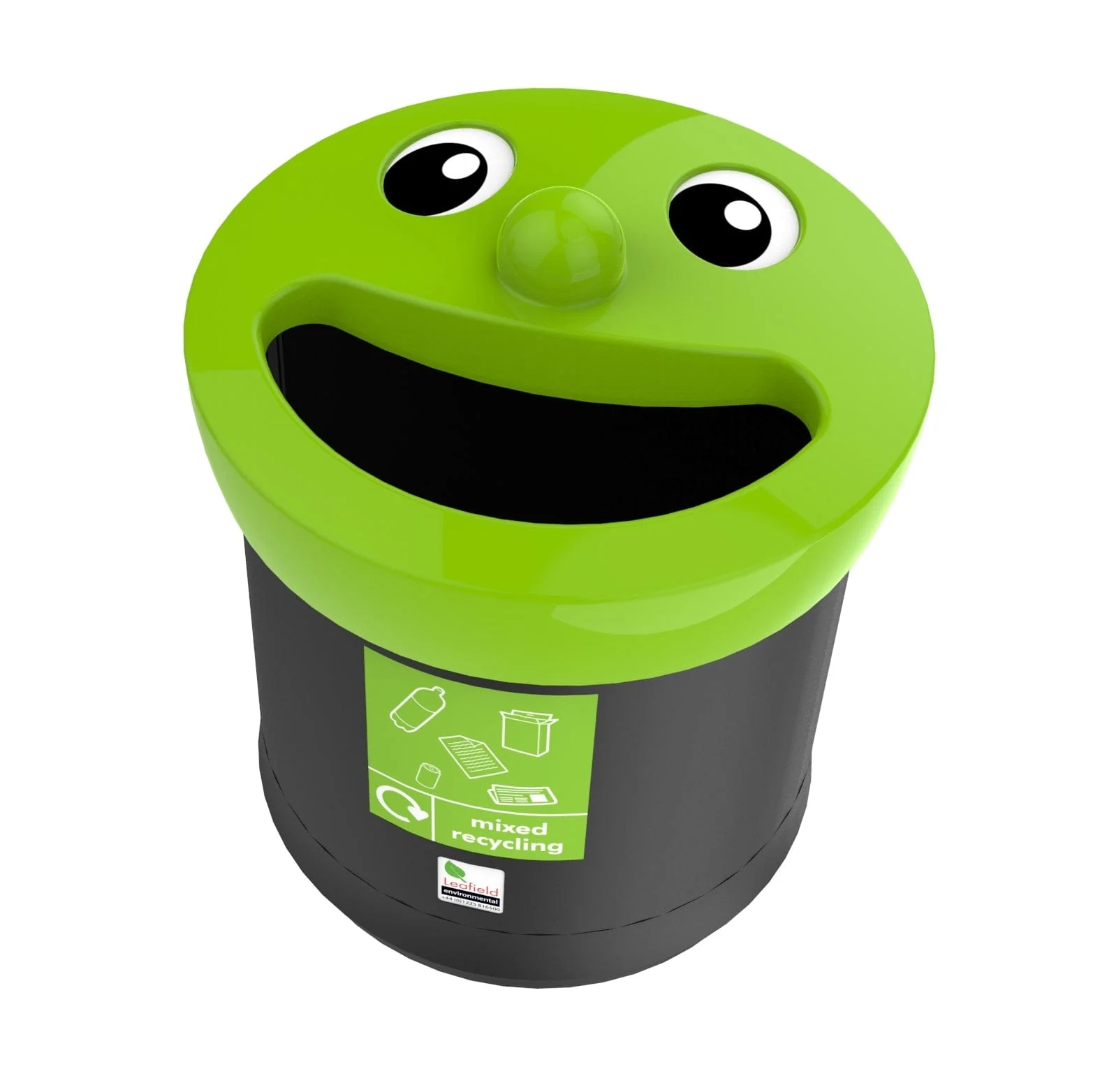 Smiley Face Recycling Bin - 3 Sizes - Image 6
