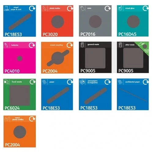 Triple Box Cycle Indoor Recycling Bin - 180 and 240 Litre Available - Image 8