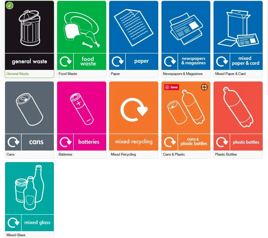 Triple Wood Recycling Bin - 294 Litre - Image 4