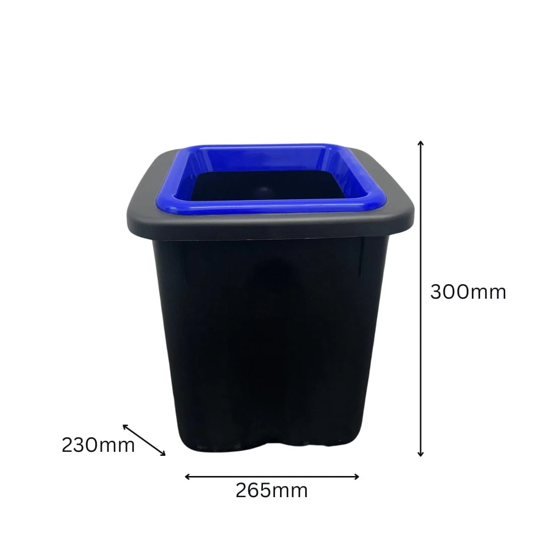 Under Desk Recycling Bin - 10L - Image 3